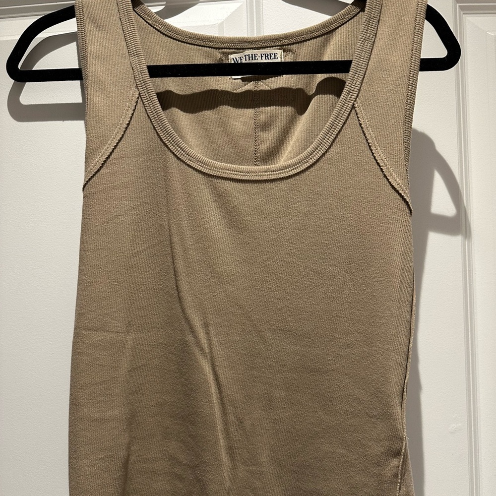We The Free Beige Tank Top